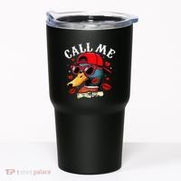 Retro Call Me Valentines Duck Hunting Southern Tumbler thumb 0
