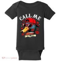 Retro Call Me Valentines Duck Hunting Southern Baby Bodysuit thumb 0