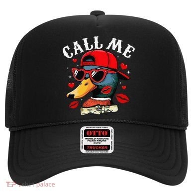 Retro Call Me Valentines Duck Hunting Southern Hat