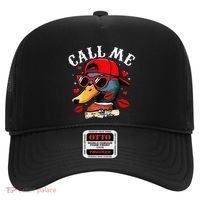 Retro Call Me Valentines Duck Hunting Southern Hat thumb 0