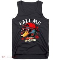 Retro Call Me Valentines Duck Hunting Southern Tank Top thumb 0
