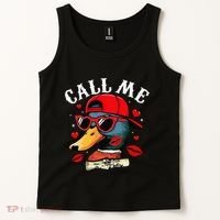 Retro Call Me Valentines Duck Hunting Southern Tank Top thumb 2