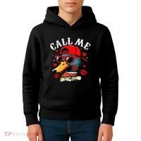 Retro Call Me Valentines Duck Hunting Southern Kids Hoodie thumb 4