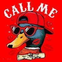 Retro Call Me Valentines Duck Hunting Southern Santa Hat thumb 1