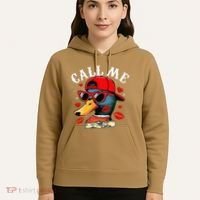 Retro Call Me Valentines Duck Hunting Southern Hoodie thumb 5