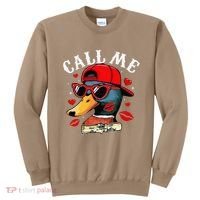 Retro Call Me Valentines Duck Hunting Southern Sweatshirt thumb 0