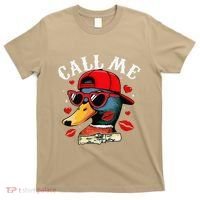 Retro Call Me Valentines Duck Hunting Southern T-Shirt thumb 0