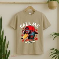 Retro Call Me Valentines Duck Hunting Southern T-Shirt thumb 2