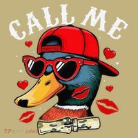 Retro Call Me Valentines Duck Hunting Southern Mousepad thumb 1