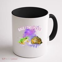 Rage Consumes Me Meme Oddly Specific Memes Funny Memes Frog Coffee Mug thumb 1