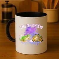 Rage Consumes Me Meme Oddly Specific Memes Funny Memes Frog Coffee Mug thumb 4
