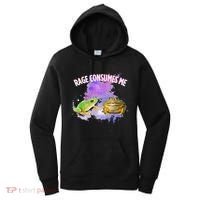 Rage Consumes Me Meme Oddly Specific Memes Funny Memes Frog Women's Hoodie thumb 0