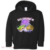 Rage Consumes Me Meme Oddly Specific Memes Funny Memes Frog Toddler Hoodie thumb 0