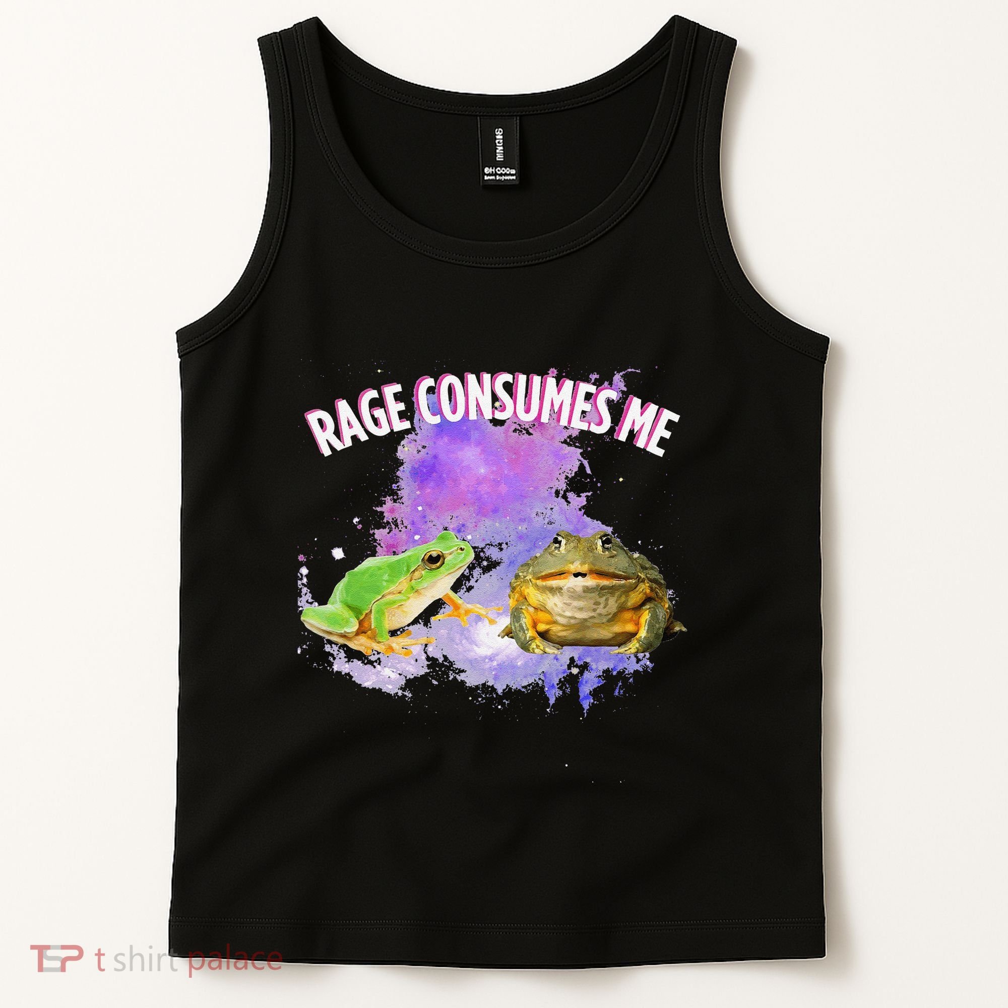 Rage Consumes Me Meme Oddly Specific Memes Funny Memes Frog Tank Top