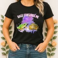 Rage Consumes Me Meme Oddly Specific Memes Funny Memes Frog Women's T-Shirt thumb 2
