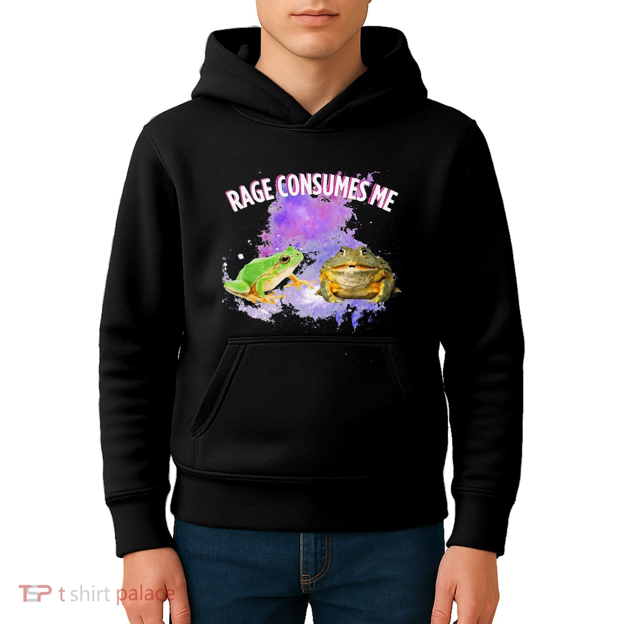 Rage Consumes Me Meme Oddly Specific Memes Funny Memes Frog Kids Hoodie