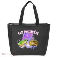 Rage Consumes Me Meme Oddly Specific Memes Funny Memes Frog Tote Bag thumb 0