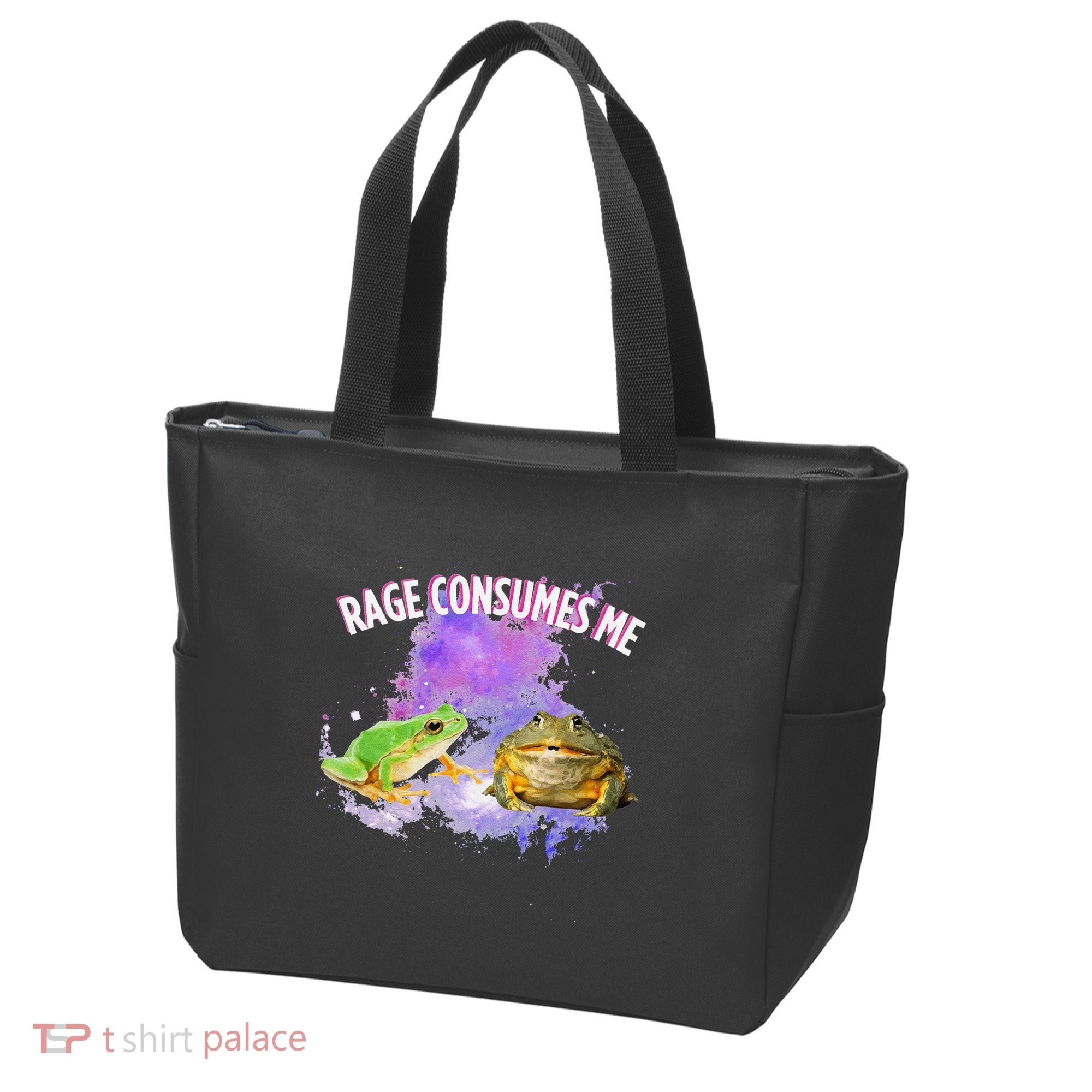 Rage Consumes Me Meme Oddly Specific Memes Funny Memes Frog Tote Bag