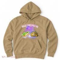 Rage Consumes Me Meme Oddly Specific Memes Funny Memes Frog Hoodie thumb 0