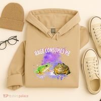 Rage Consumes Me Meme Oddly Specific Memes Funny Memes Frog Hoodie thumb 4