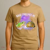 Rage Consumes Me Meme Oddly Specific Memes Funny Memes Frog T-Shirt thumb 3