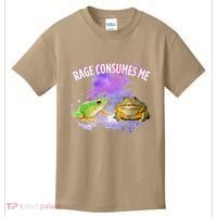 Rage Consumes Me Meme Oddly Specific Memes Funny Memes Frog Kids T-Shirt thumb 0