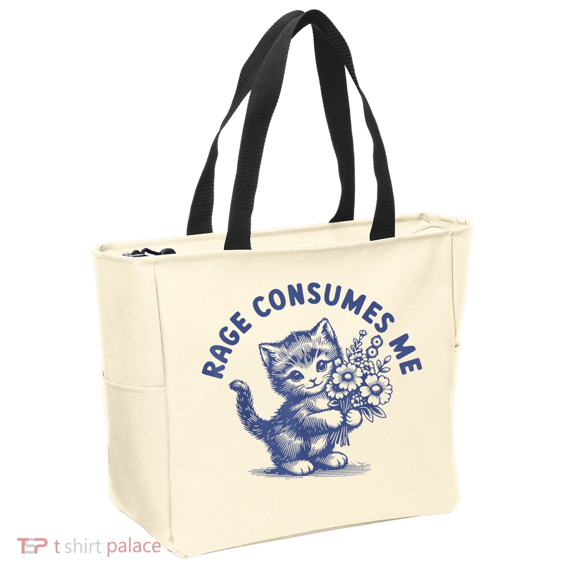 Rage Consumes Me Tote Bag