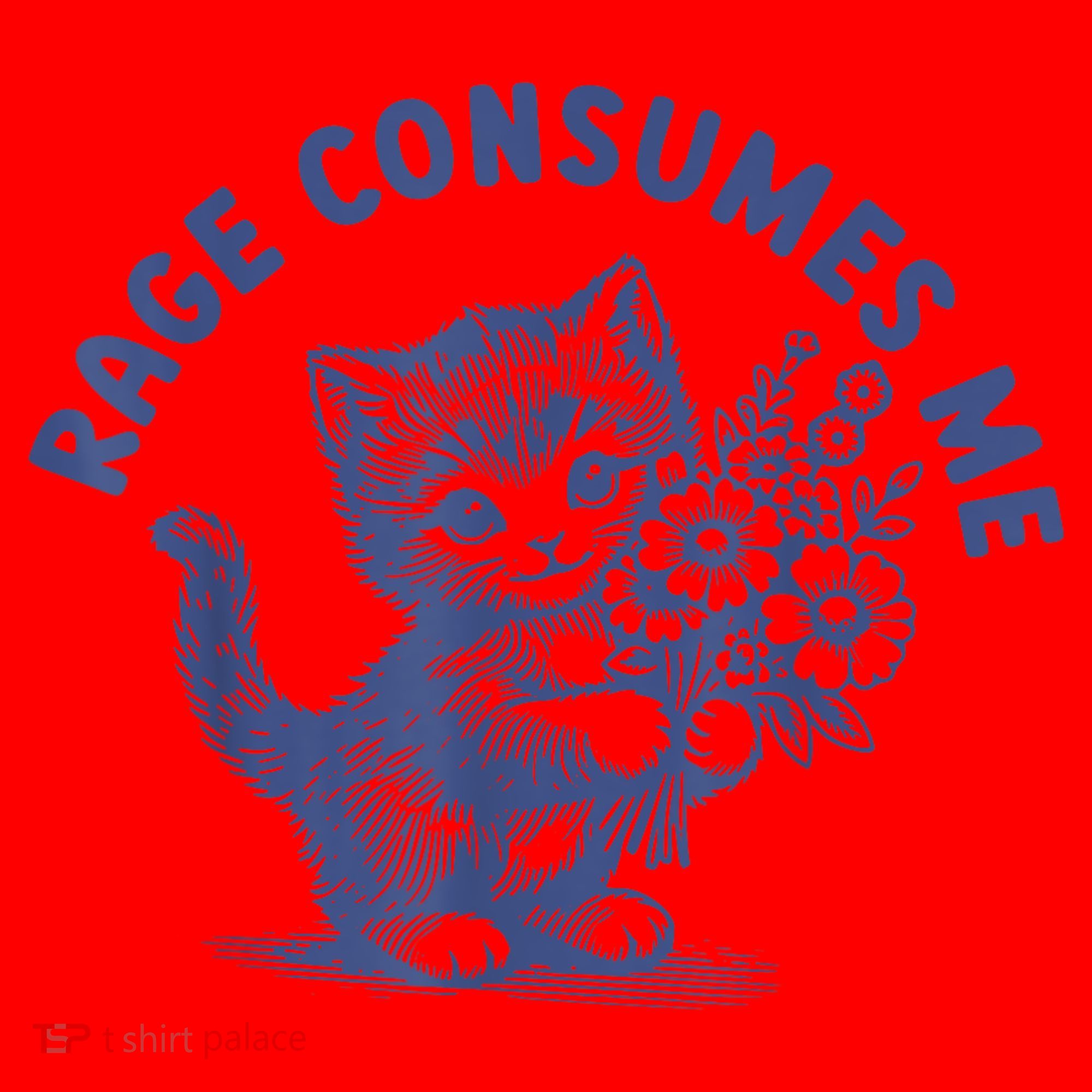 Rage Consumes Me Santa Hat