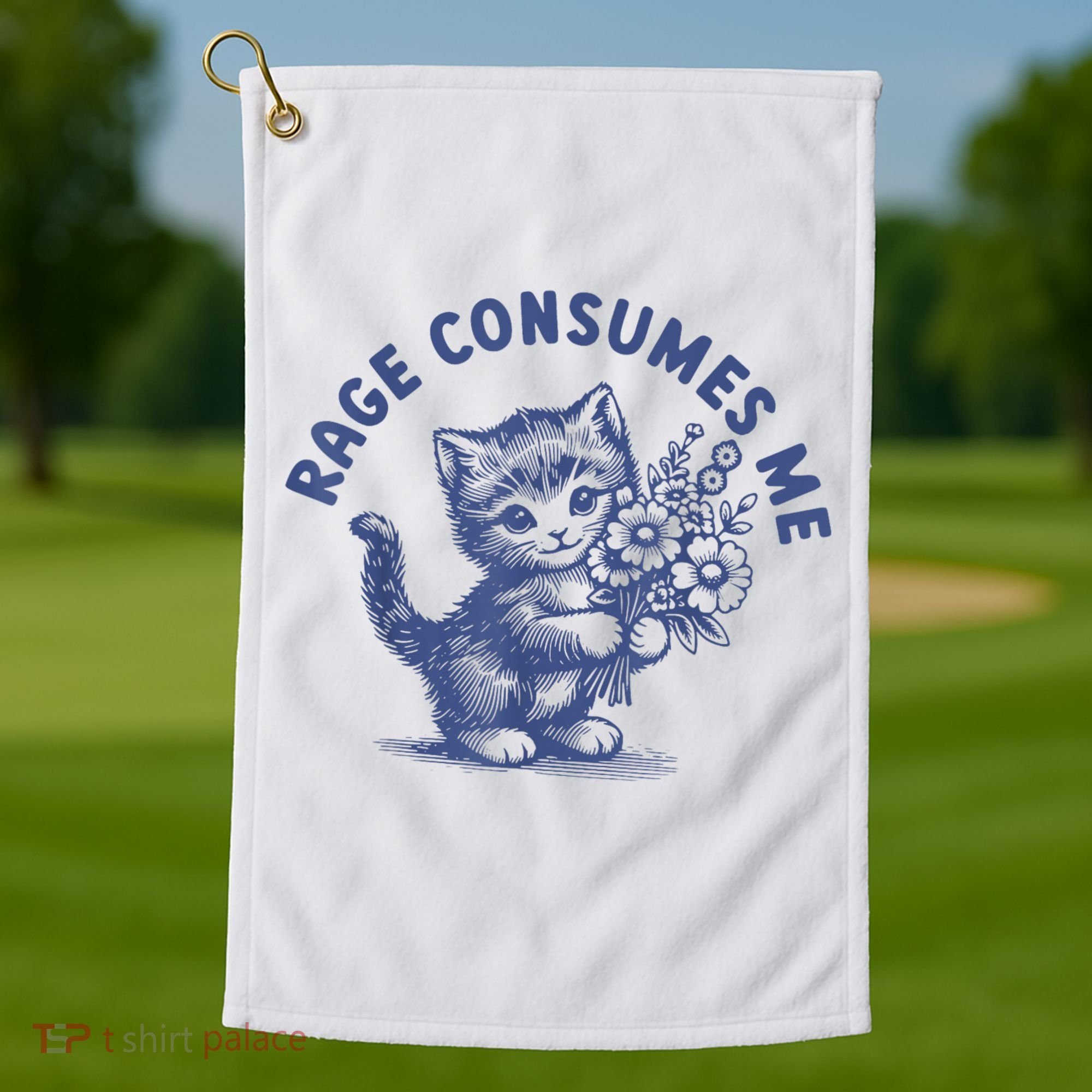 Rage Consumes Me Golf Towel
