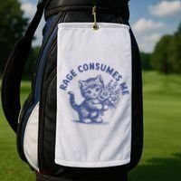 Rage Consumes Me Golf Towel thumb 2