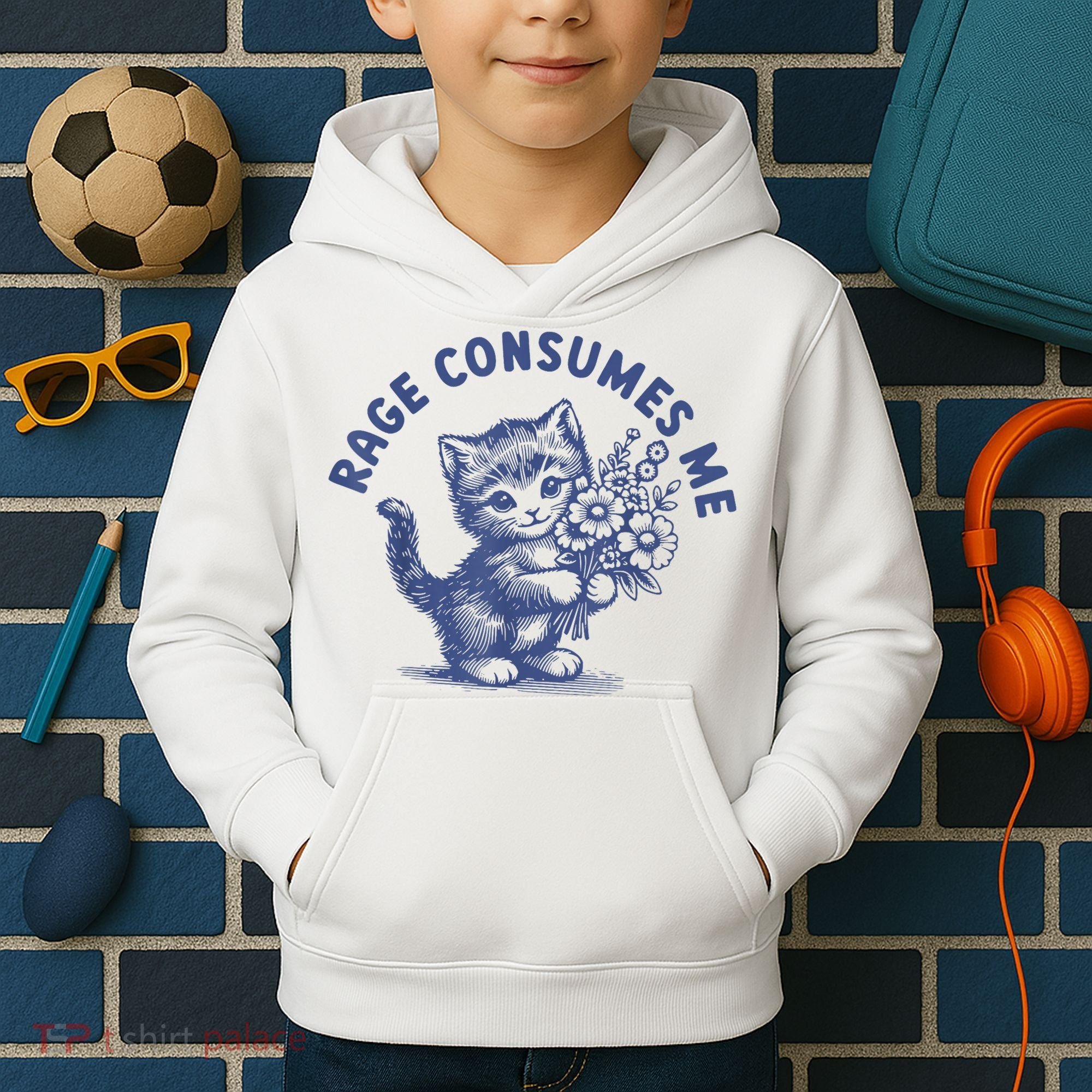 Rage Consumes Me Kids Hoodie