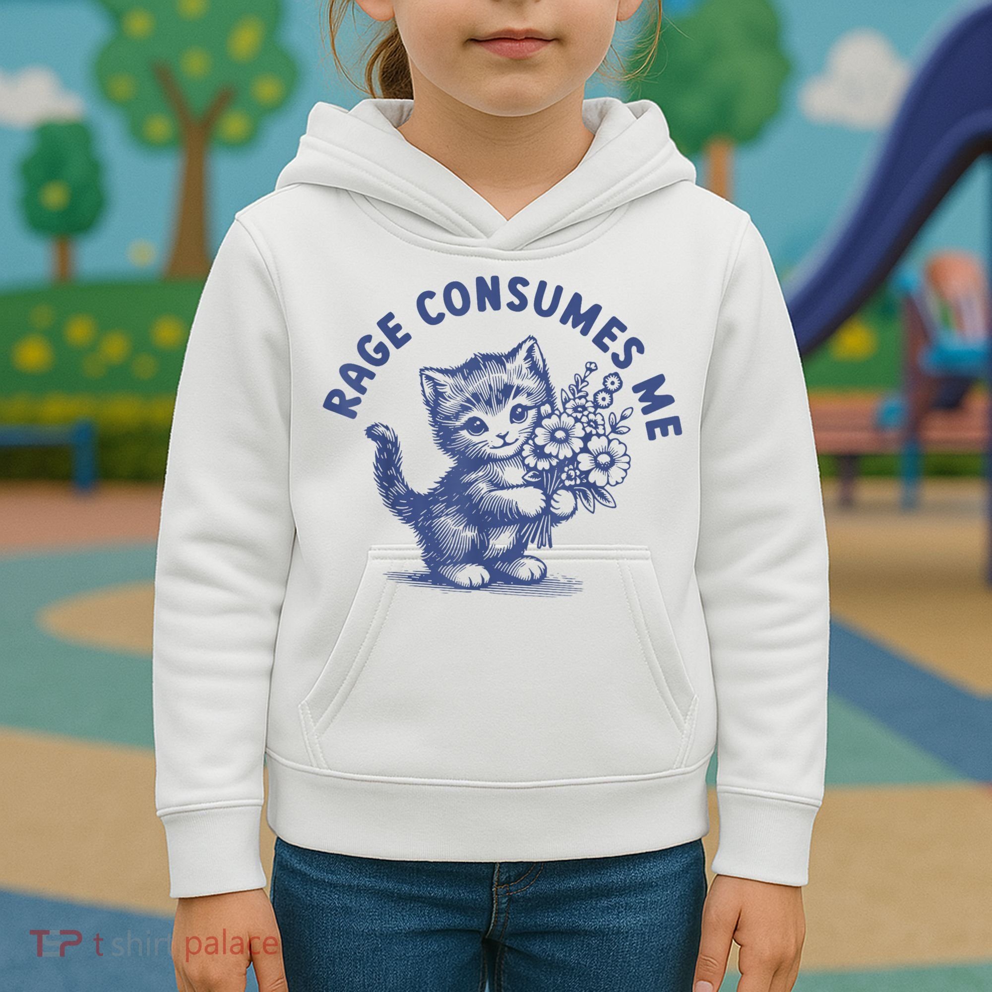 Rage Consumes Me Kids Hoodie