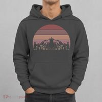 Retro Camping Mountain Hike Hobby Sport Hiker Gift Hiking  Hoodie thumb 0