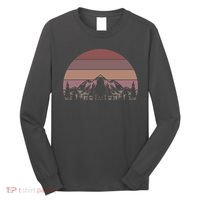 Retro Camping Mountain Hike Hobby Sport Hiker Gift Hiking  Long Sleeve Shirt thumb 0