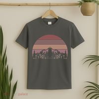 Retro Camping Mountain Hike Hobby Sport Hiker Gift Hiking  T-Shirt thumb 2