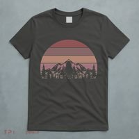 Retro Camping Mountain Hike Hobby Sport Hiker Gift Hiking  T-Shirt thumb 5