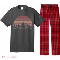 Retro Camping Mountain Hike Hobby Sport Hiker Gift Hiking  Pajama Set thumb 0
