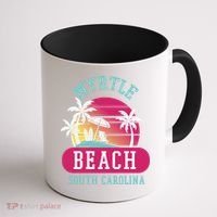 Retro Cool Myrtle Beach Sc Beaches Gift Coffee Mug thumb 1