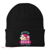 Retro Cool Myrtle Beach Sc Beaches Gift Beanie thumb 0