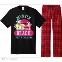 Retro Cool Myrtle Beach Sc Beaches Gift Pajama Set thumb 0