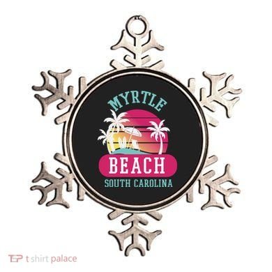 Retro Cool Myrtle Beach Sc Beaches Gift Ornament