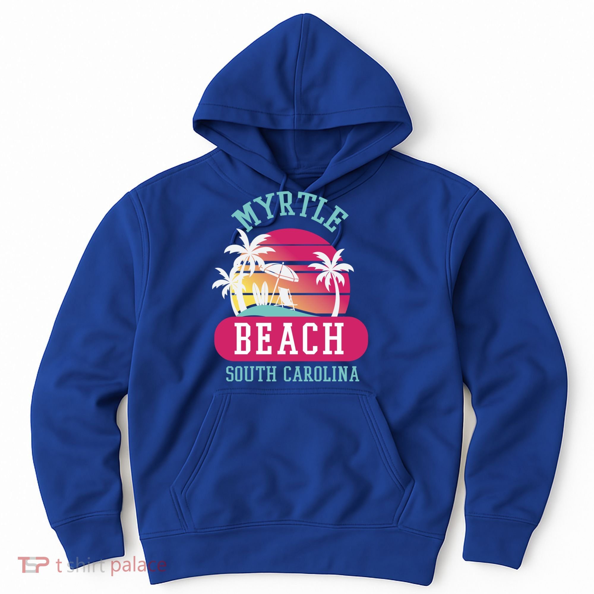 Retro Cool Myrtle Beach Sc Beaches Gift Hoodie