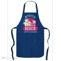 Retro Cool Myrtle Beach Sc Beaches Gift Apron thumb 0