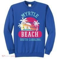 Retro Cool Myrtle Beach Sc Beaches Gift Sweatshirt thumb 0