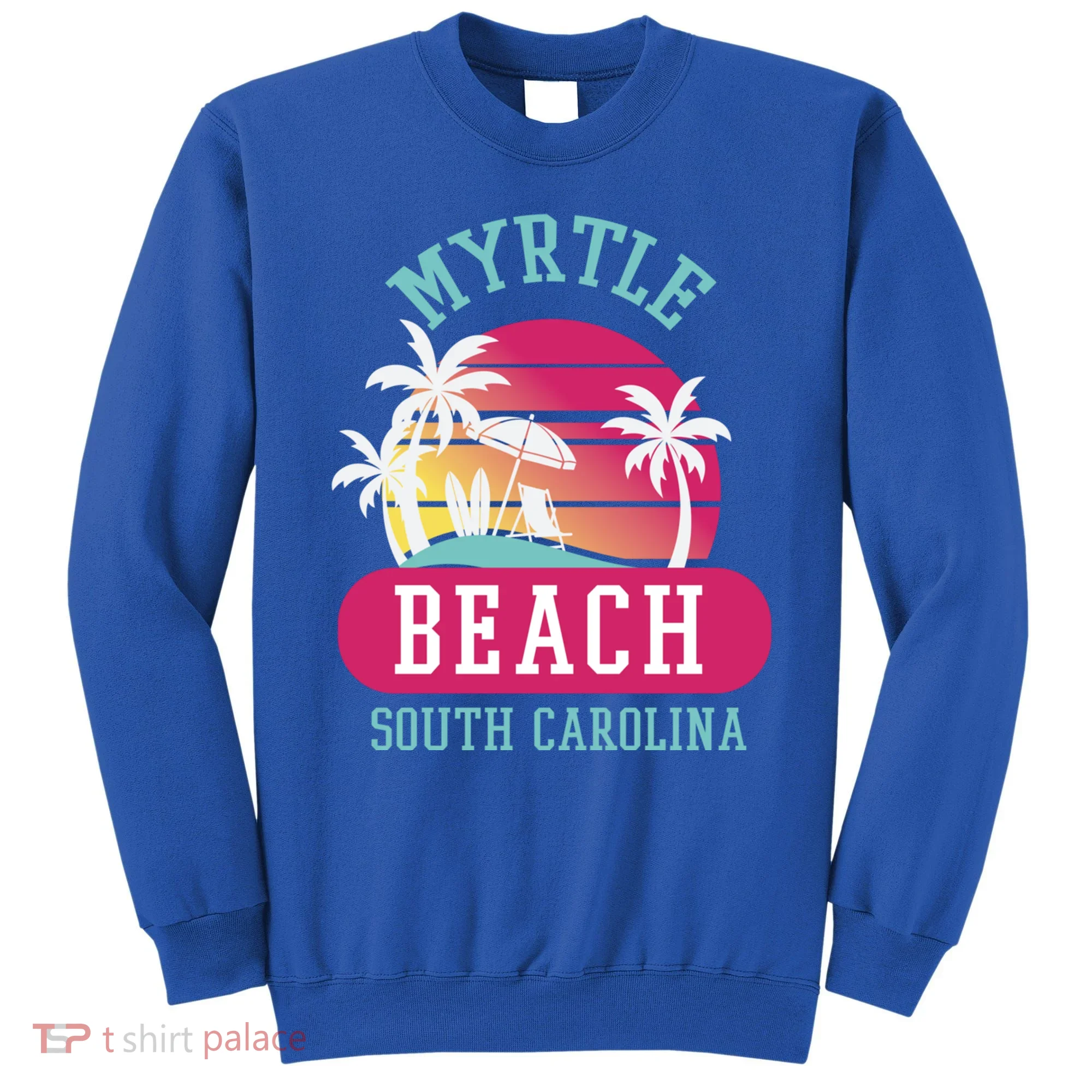 Retro Cool Myrtle Beach Sc Beaches Gift Sweatshirt