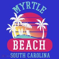 Retro Cool Myrtle Beach Sc Beaches Gift Kids Sweatshirt thumb 2