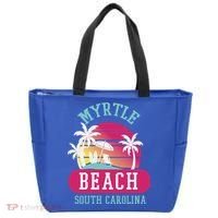 Retro Cool Myrtle Beach Sc Beaches Gift Tote Bag thumb 0