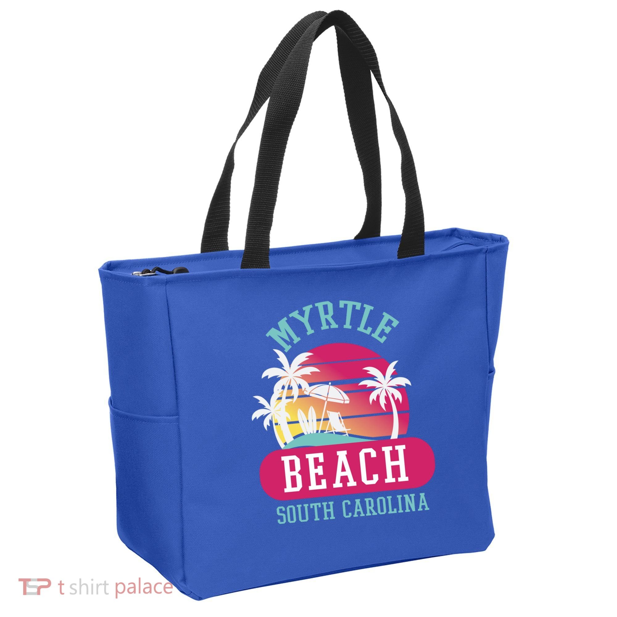 Retro Cool Myrtle Beach Sc Beaches Gift Tote Bag