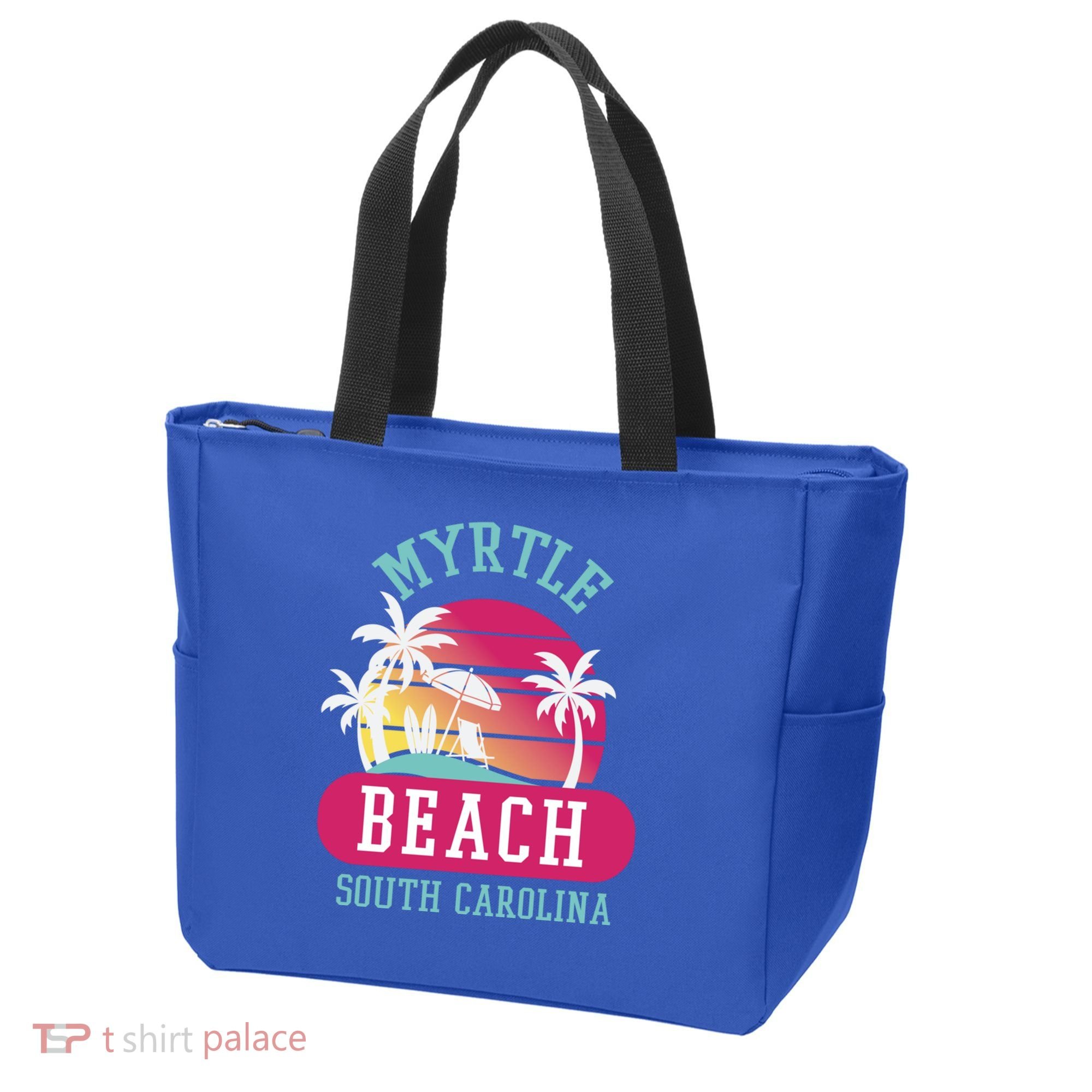 Retro Cool Myrtle Beach Sc Beaches Gift Tote Bag
