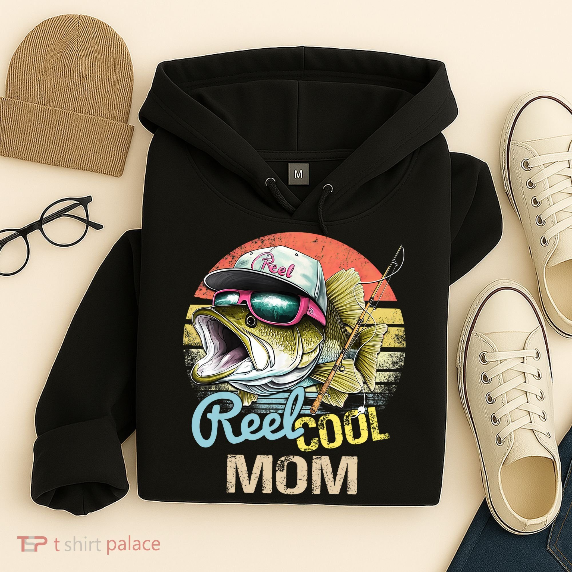 Reel Cool Mom Funny Fishing Quotes For Uncle Hoodie